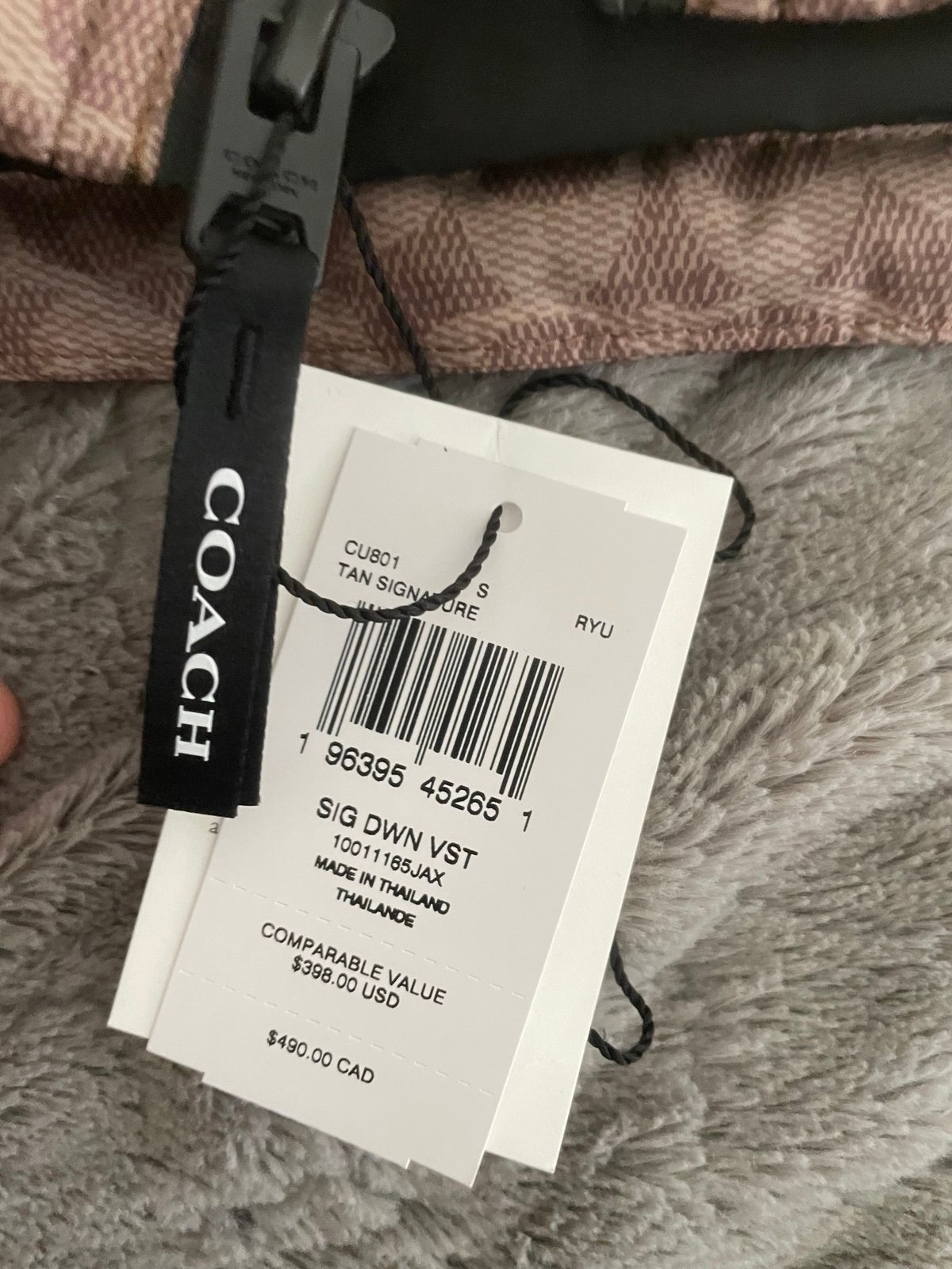 Coach Men's Signature Down Vest