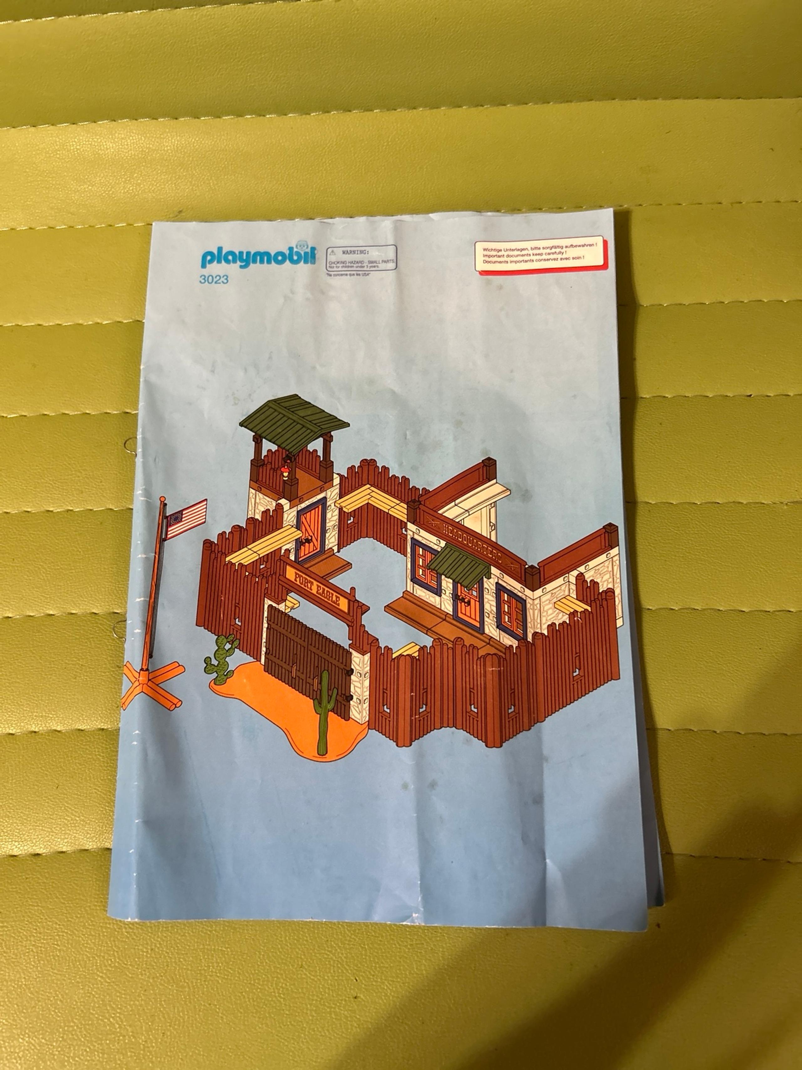 Playmobil #3023 Instruction Book