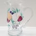 Princess House Vintage Orchard Medley Glass 64 oz Pitcher 4 Tumblers 14 oz