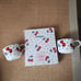 Kate Spade Cherries Set - Recipe Book and 2 Mugs