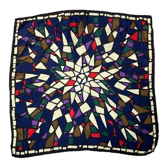 Vintage mosaic scarf