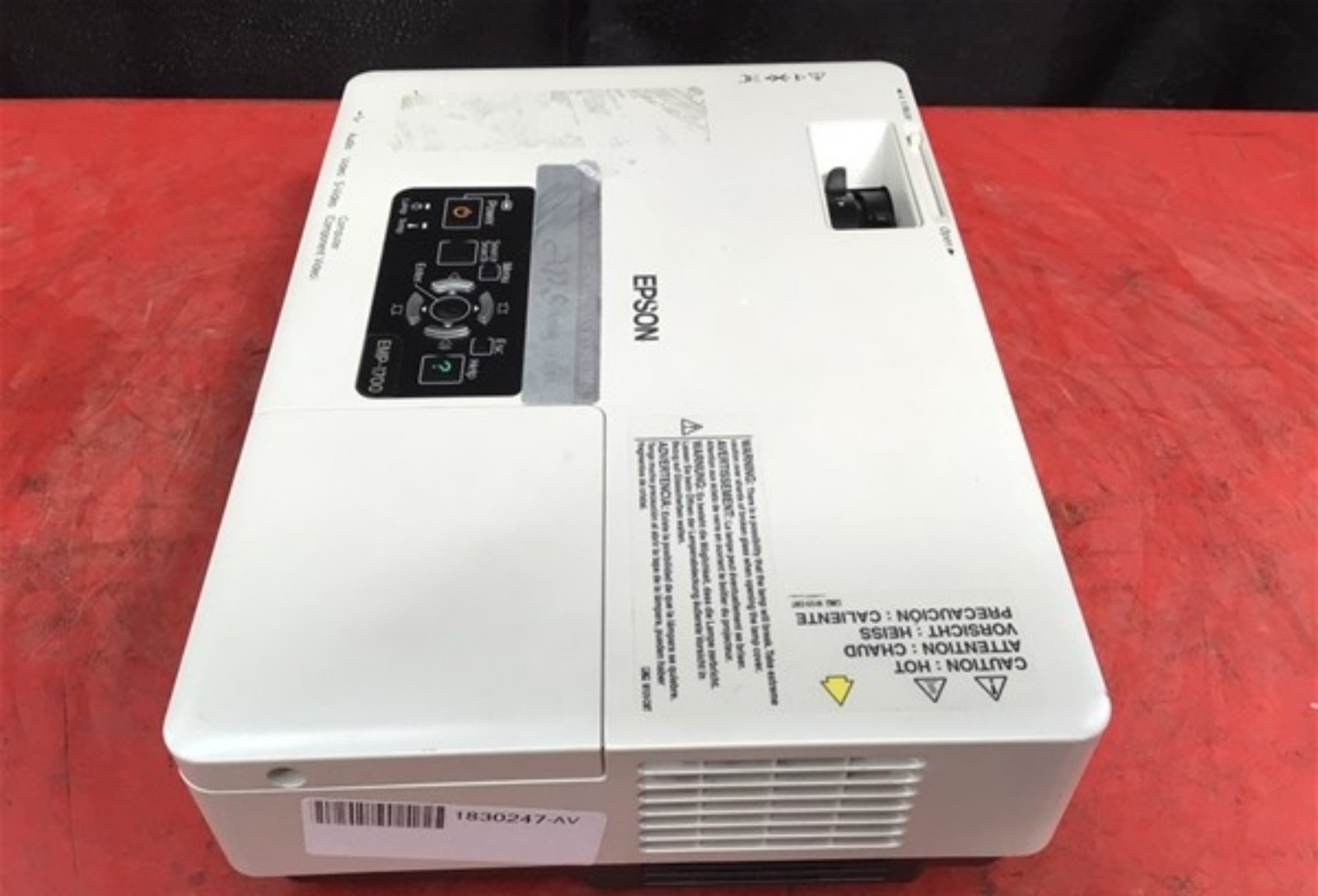Epson power lite 1700c projector with case