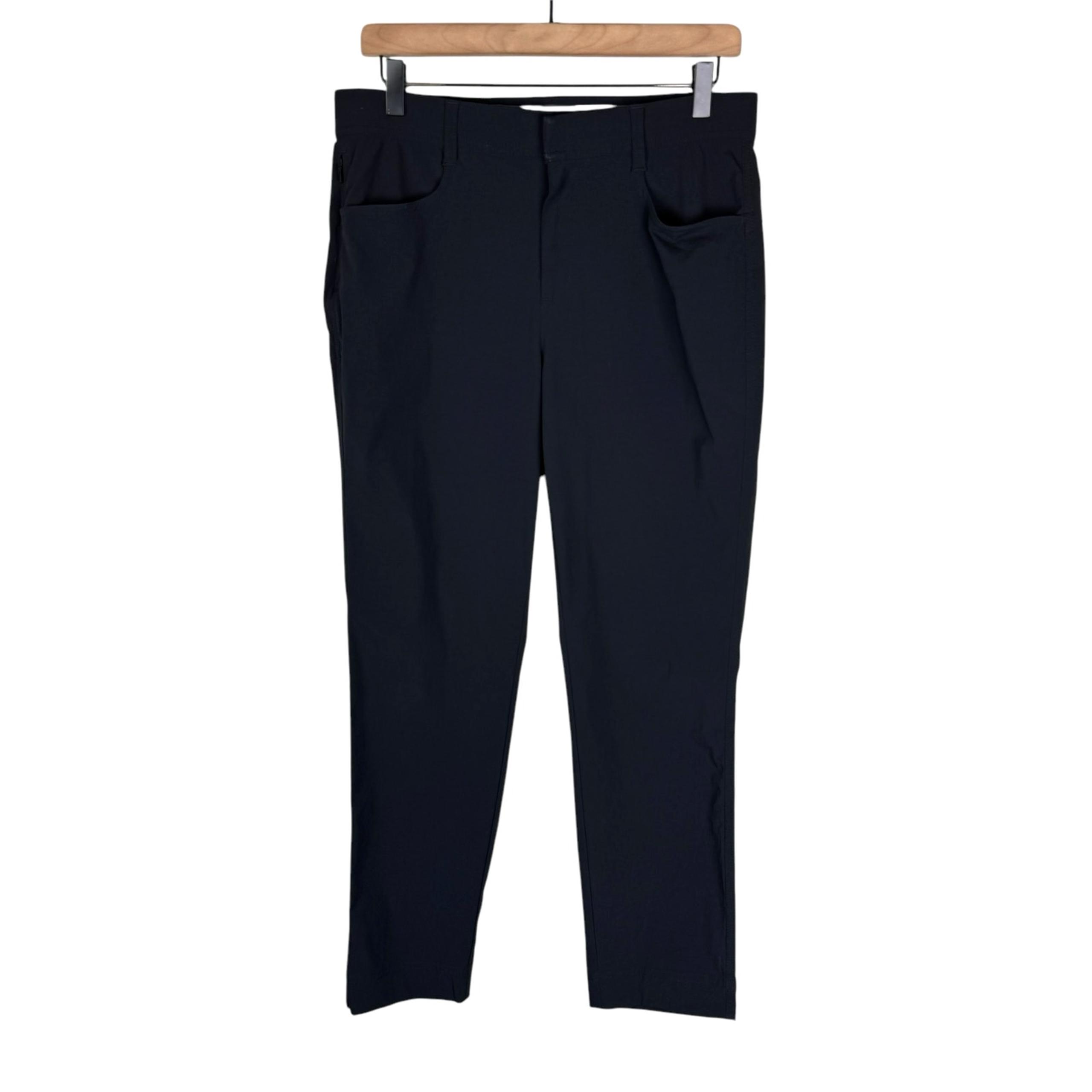 Orvis Women's 10 Black Straight Leg Ankle Length Softshell Outdoor Hiking Pants