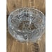 Vintage Heavy Crystal Round Bowl Queen’s Lace Sawtooth Edge Diamond Dish