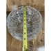 Vintage Heavy Crystal Round Bowl Queen’s Lace Sawtooth Edge Diamond Dish