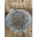 Vintage Heavy Crystal Round Bowl Queen’s Lace Sawtooth Edge Diamond Dish