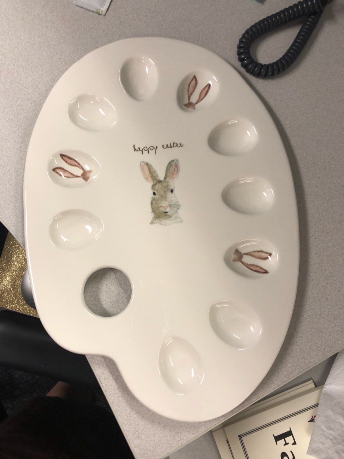 2018 Rae Dunn Easter egg Holder