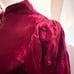 Gorgeous Vintage 1960s/70s Burgundy Velvet Dress w/Bell Sleeves sz M