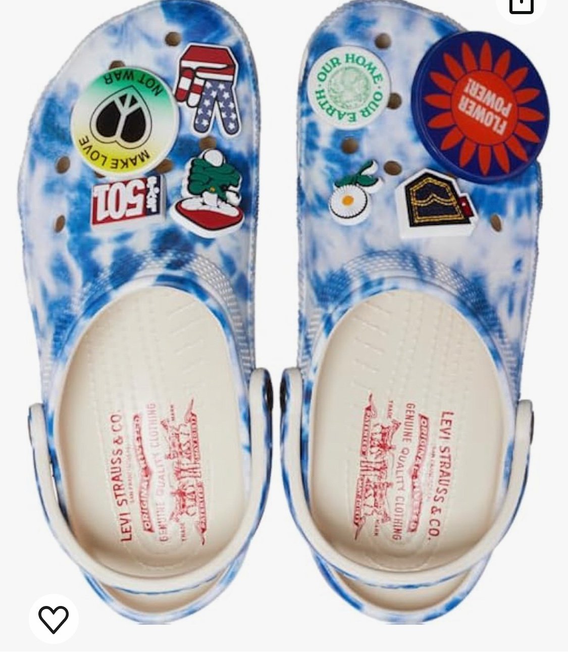 LEVI'S® X CROCS™ CLASSIC CLOGS Unisex M10, W12