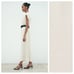 NWT. Zara Cream Sleeveless Jumpsuit with Raffia Belt. Size L