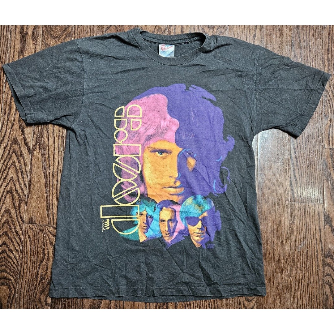 Vintage The Doors T-shirt Mens Size L 90s Jim Morrison Band Concert Tour Alive