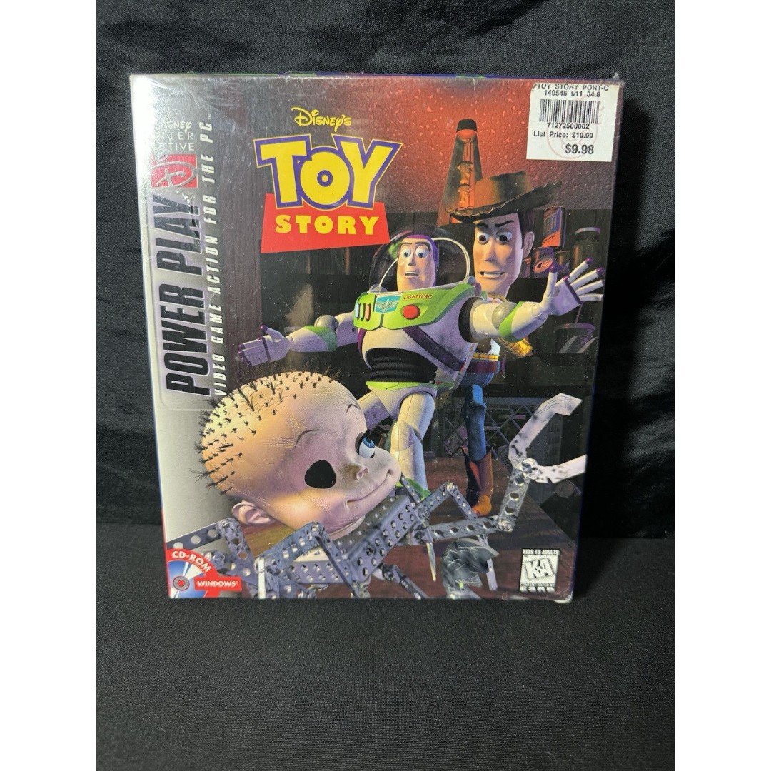 Disney' Toy Story Windows PC CD Rom Big Box Factory New Power Play