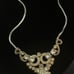 Vintage Rhinestone Statement Necklace