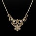 Vintage Rhinestone Statement Necklace
