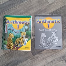 Abeka Arithmetic 1 Teacher Key and Test Books