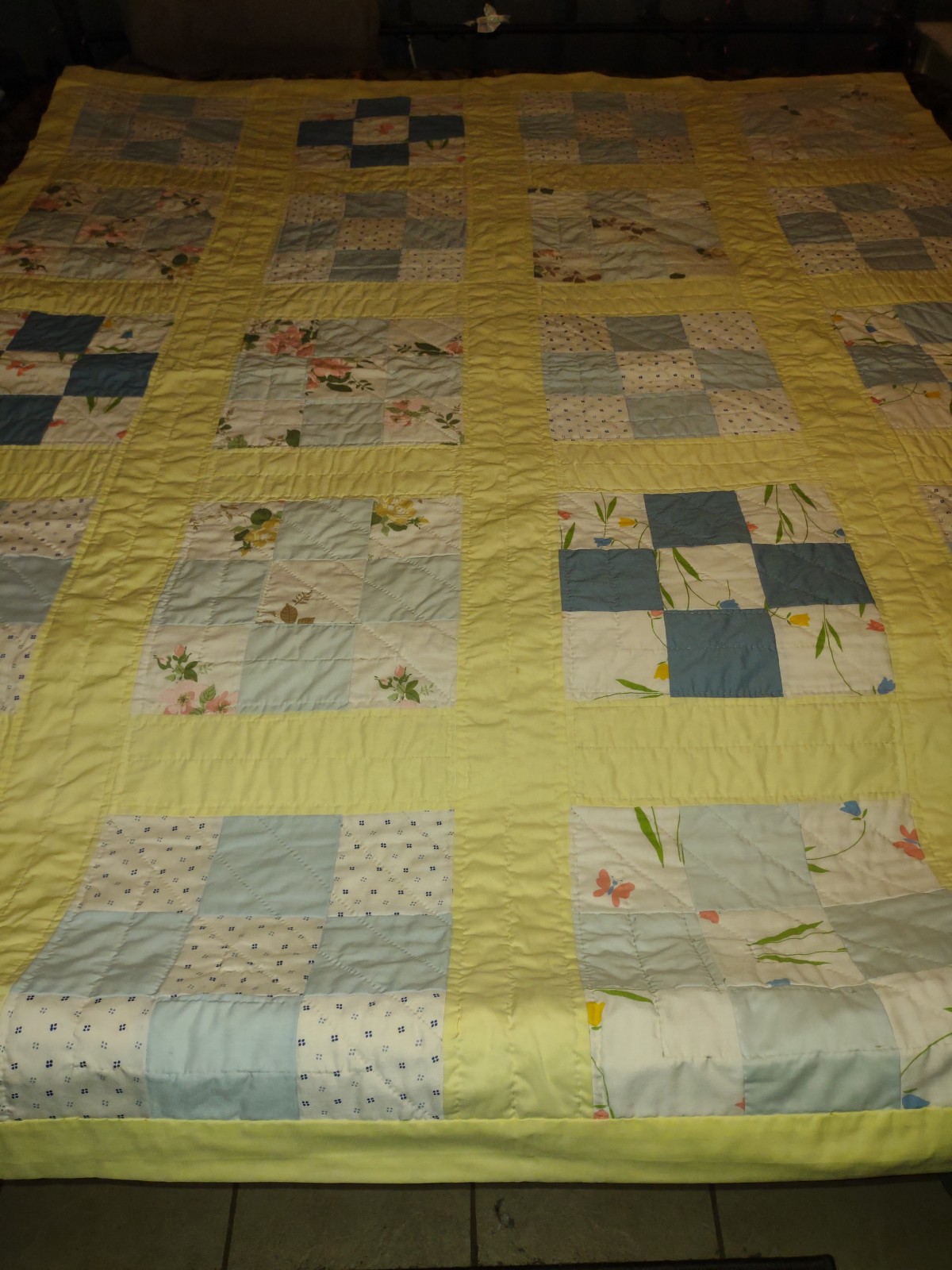 Vintage Hand Made Quilt