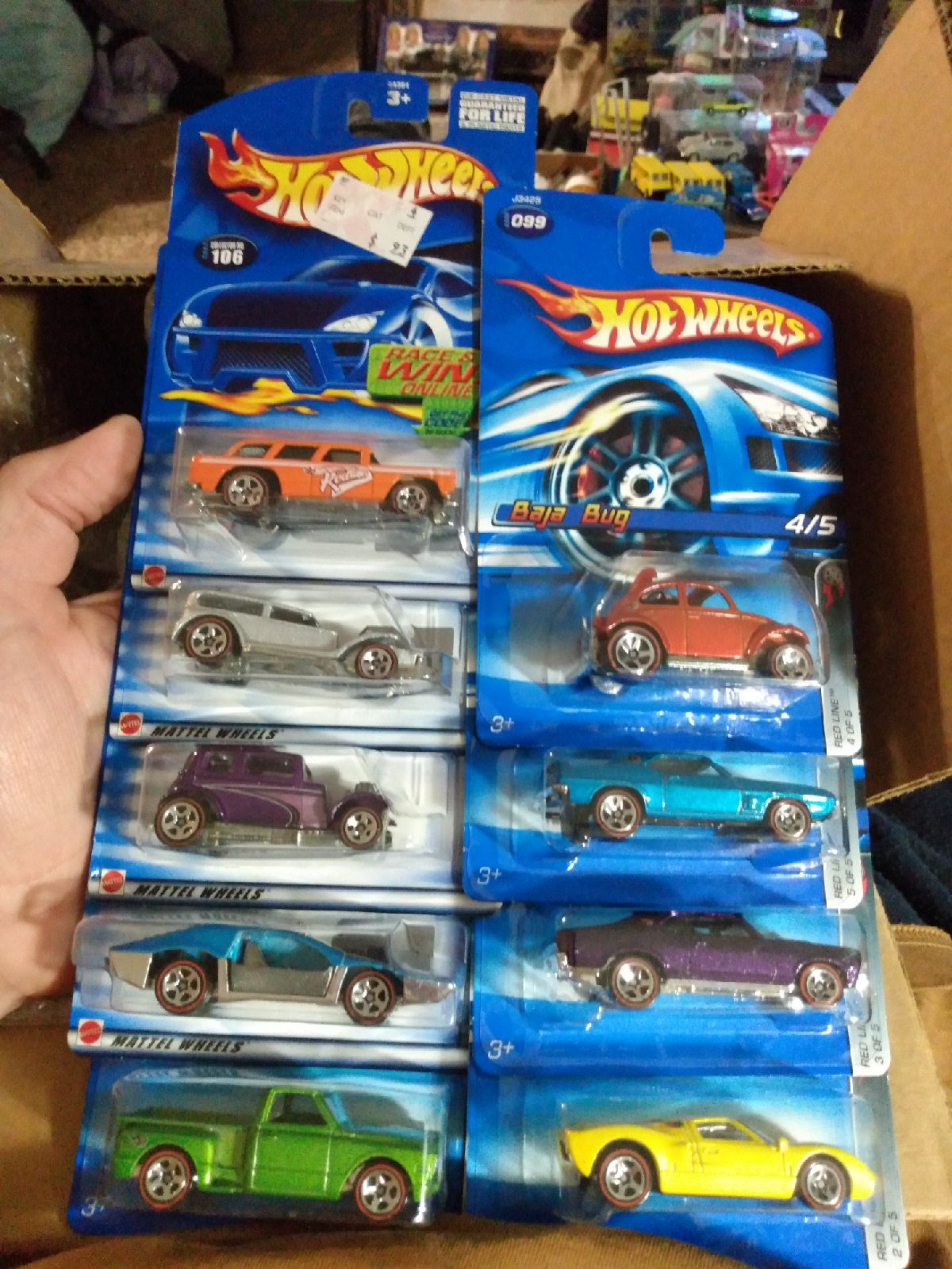 Hot Wheels lot redlines 2002