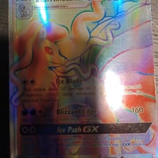 Ninetales pokemon card GX