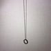 Silver ring necklace