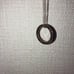 Silver ring necklace