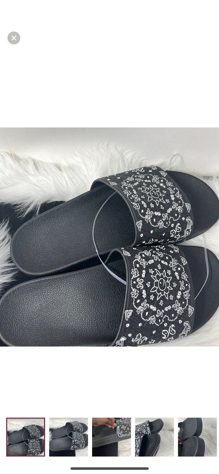 Adidas originals Shmoofoil Slide Lightweight Cozy Casual Black Slippers GZ8486