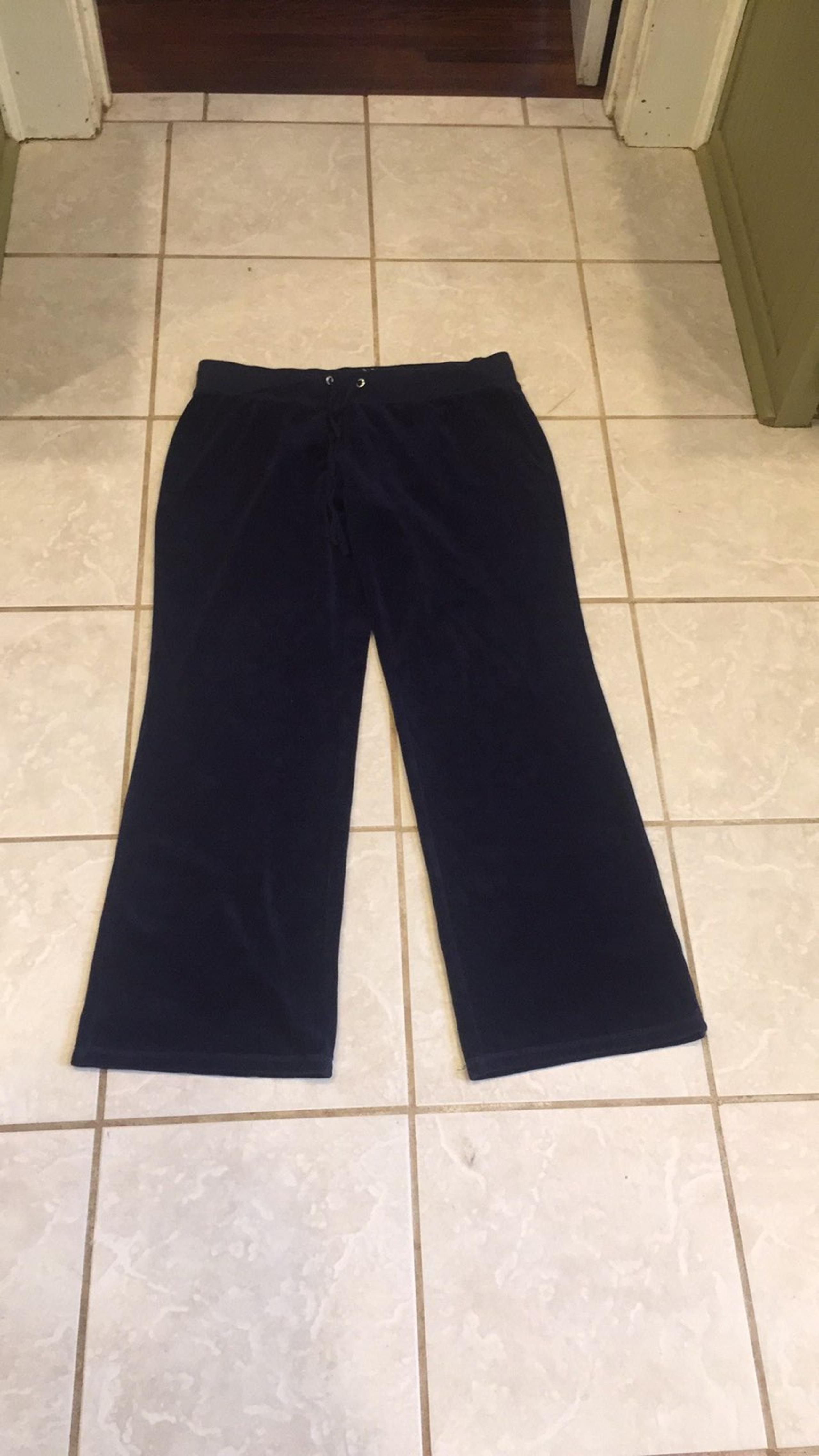 New York & Company Velour blue pants L