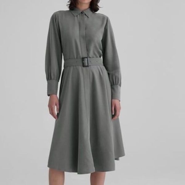 CUB MONACO Curved Hem Shirtdress