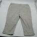 D jeans womens Capri stretch khaki tan beige Pants 14