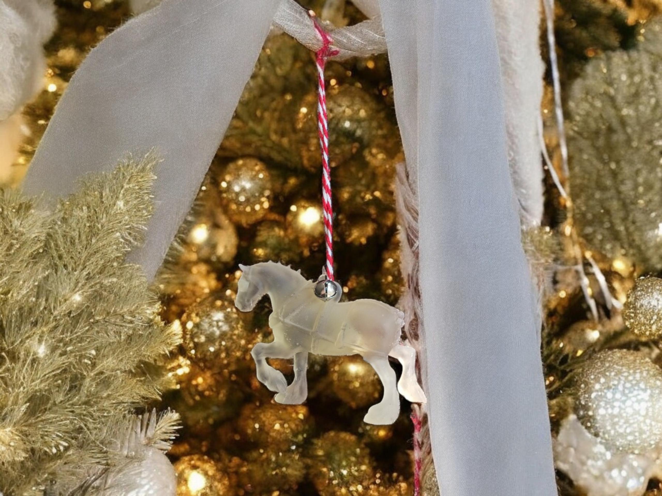 Hartland horse draft ornament new Luke breyer