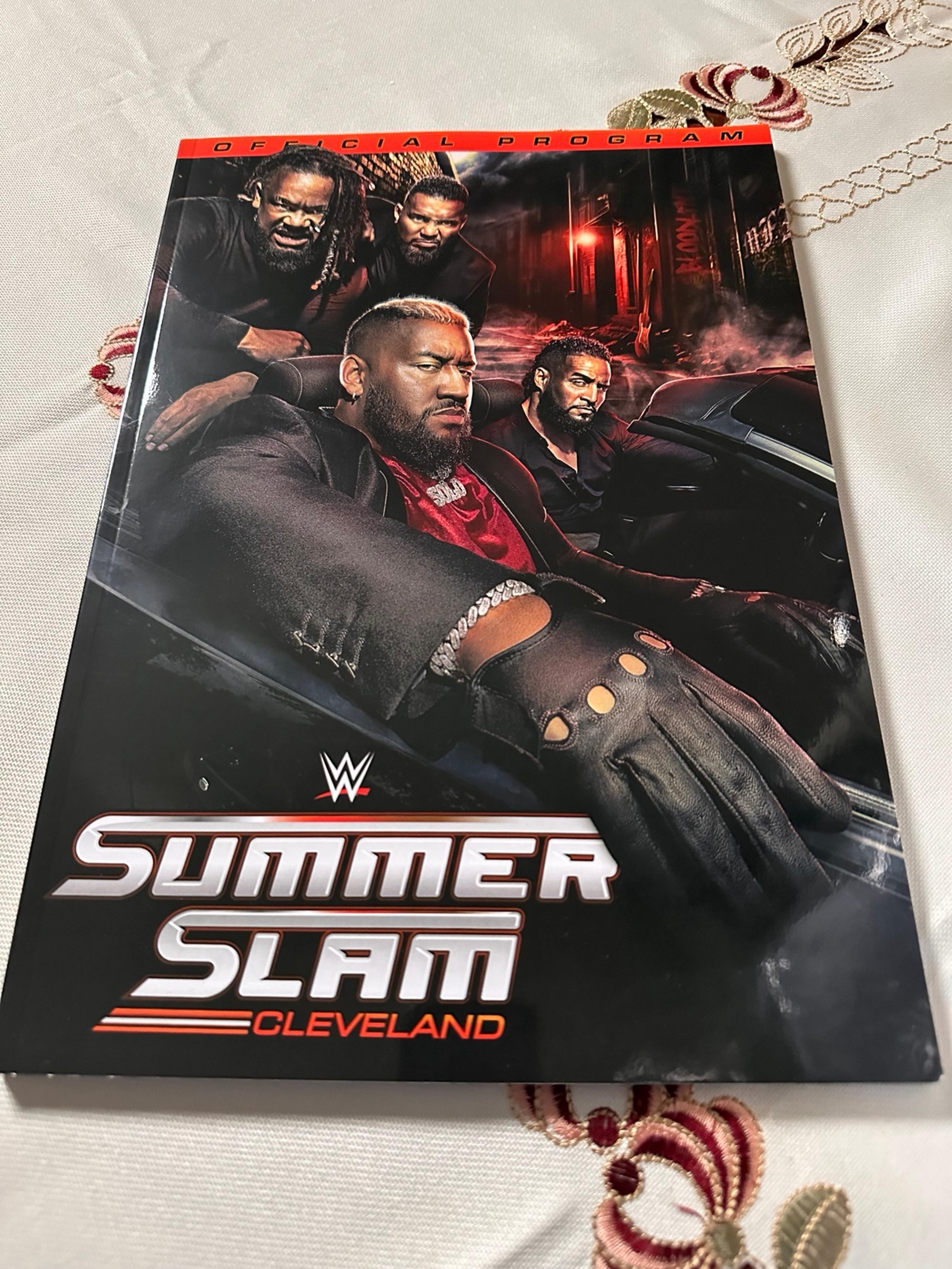 WWE Summerslam 2024 Program