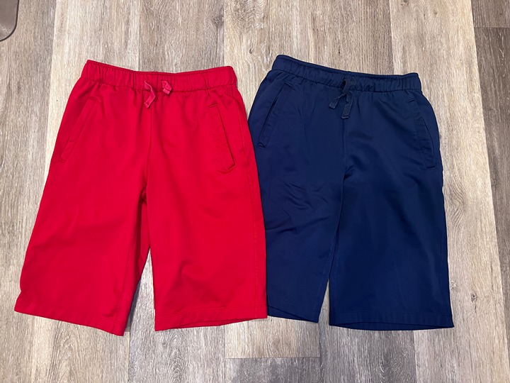 Hanna Andersson sz 150 (12) Navy and Red Boys Kids Youth Shorts