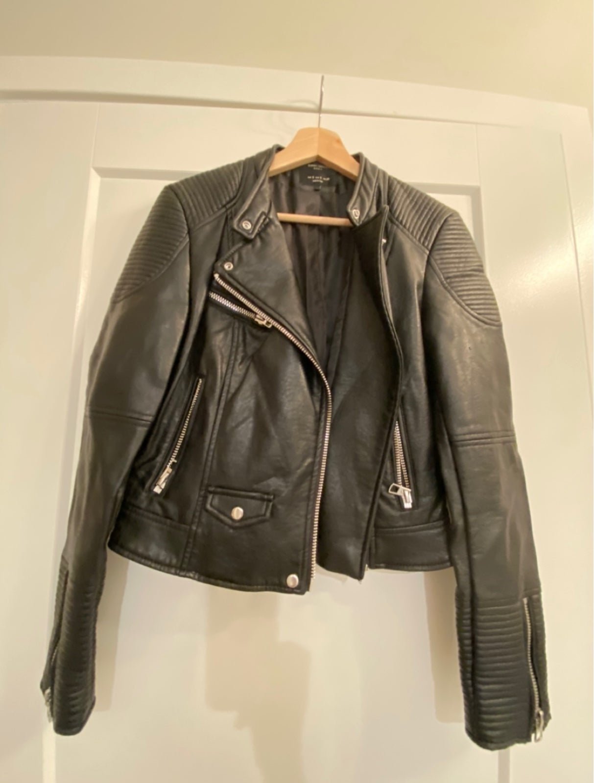 Zara Faux Leather Jacket NWT