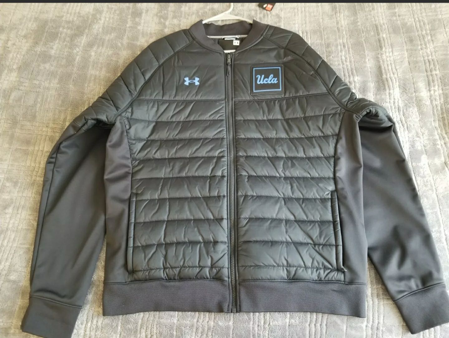 Mens ucla under armour bomber Jacket Size LARGE