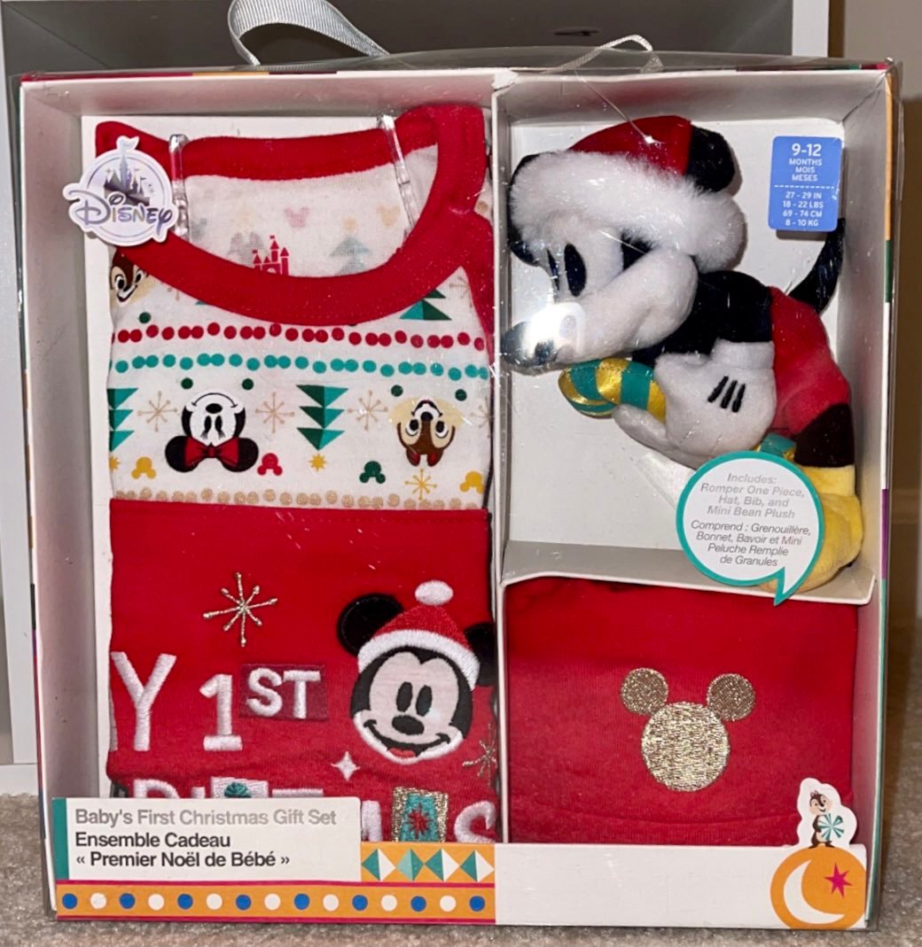Disney baby's first christmas gift set