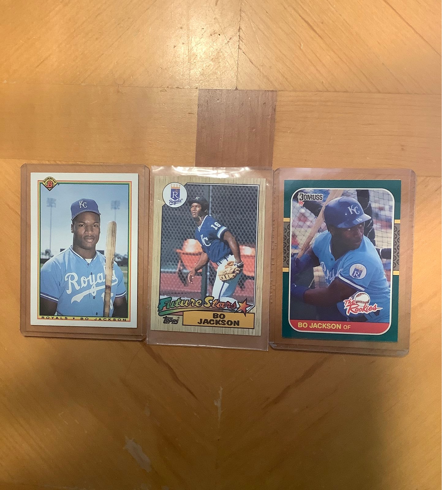 Bo Jackson rookie card lot