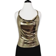 Sincerely Jules gold halter top