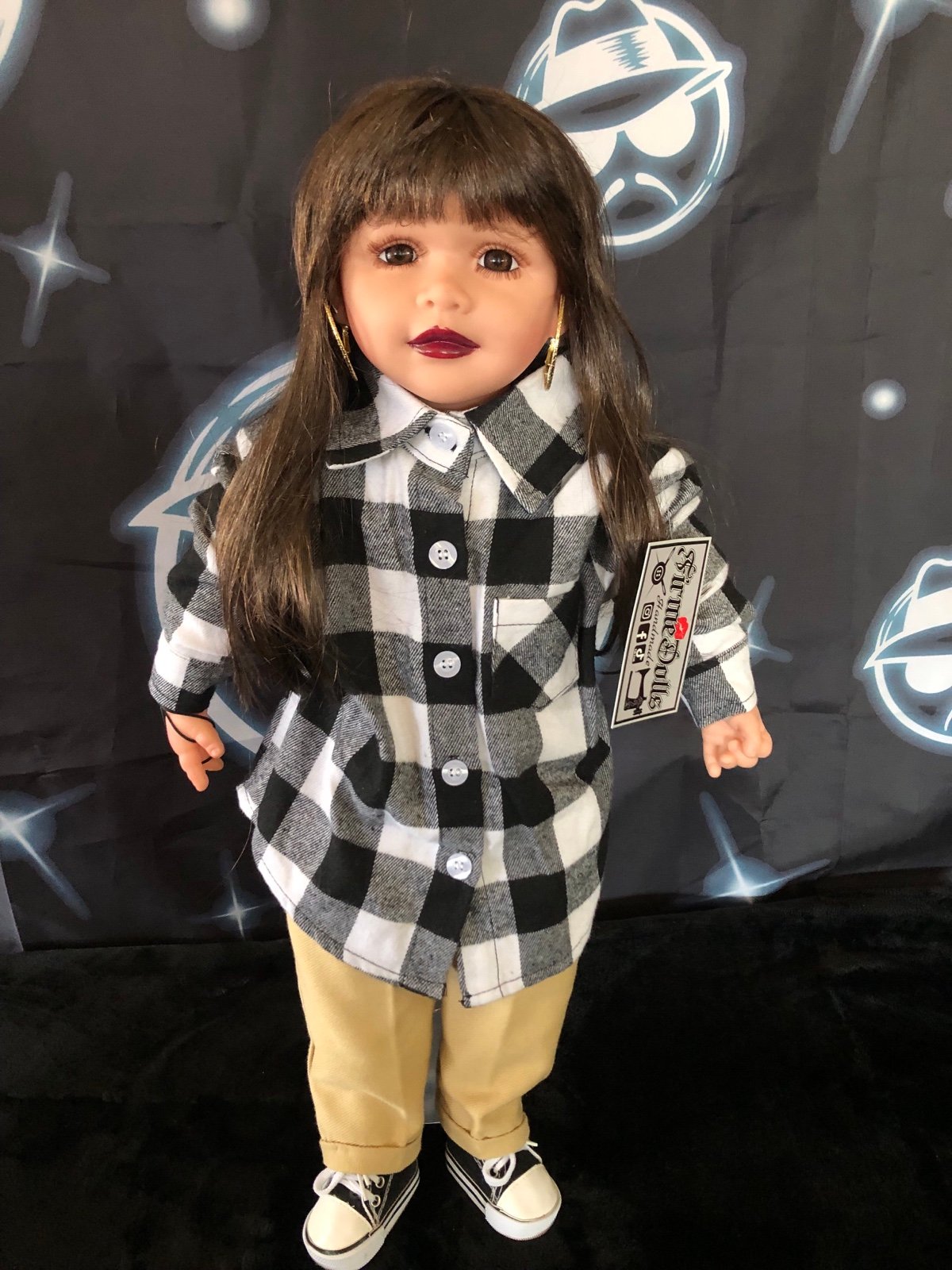 Firme Dolls Lowrider Display Handmade Gangster Homies Chola Cholo Doll