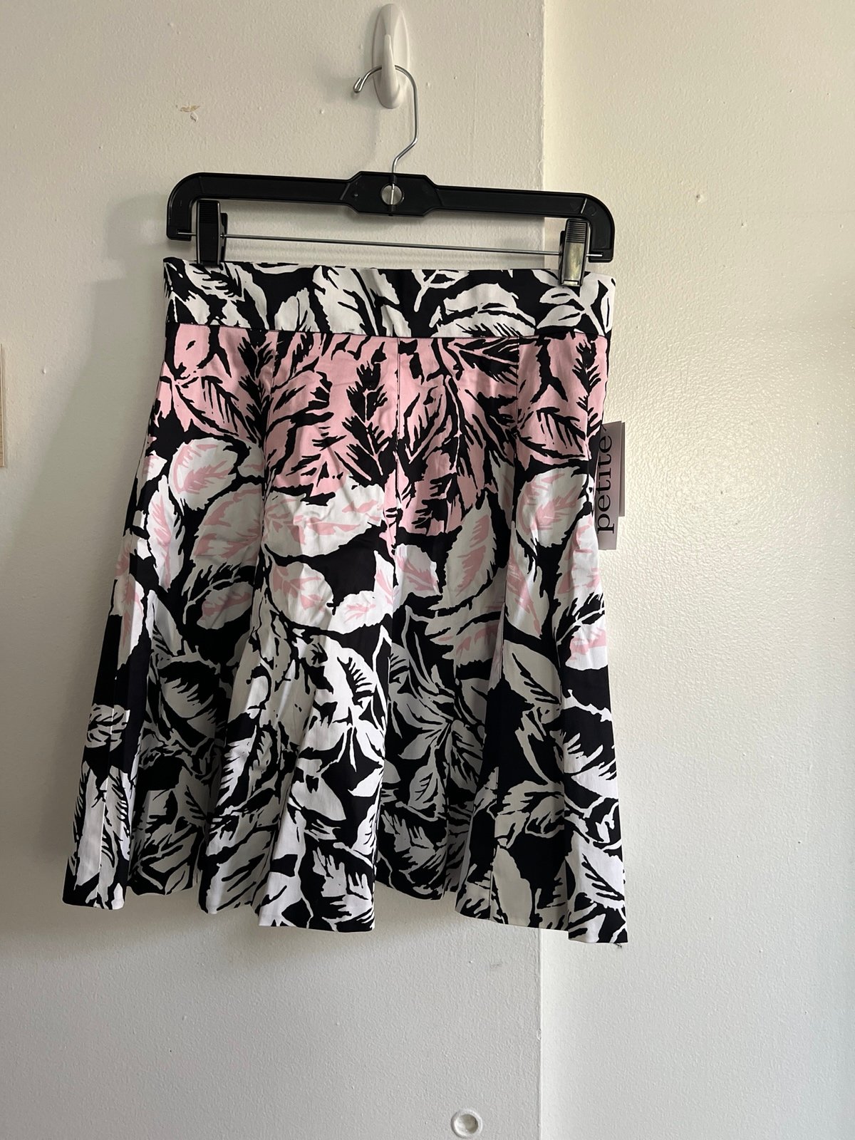 Floral flare A line skirt 4P petite