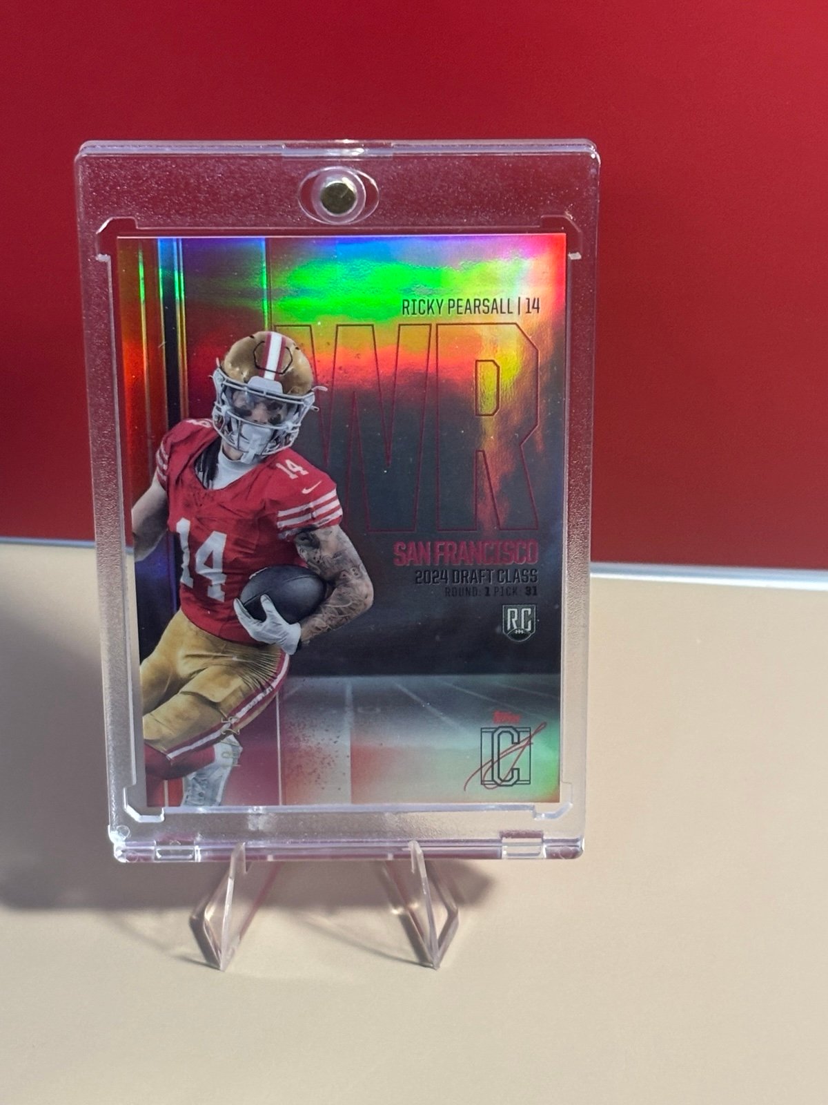 2024 Panini Instant Rookie Premiere “First Look” Ricky Pearsall /25 (#RPSFL‑25)