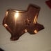 Large State of Texas, vtg Martha Stewart, brass cookie cutter, very rare