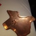 Large State of Texas, vtg Martha Stewart, brass cookie cutter, very rare