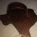 Large State of Texas, vtg Martha Stewart, brass cookie cutter, very rare