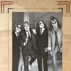 Kiss Airbrush Artwork Poster 22 x 34.5