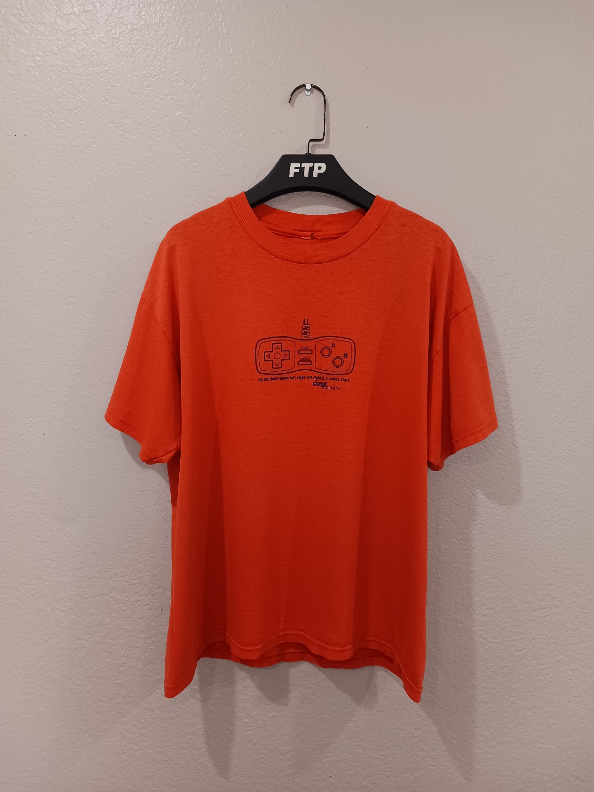 Paul Frank Cheat Code Video Game Vintage 2000s Short Sleeve Graphic Tee Shirt