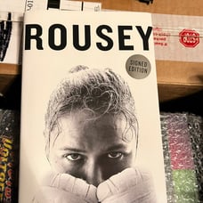 RONDA ROUSEY Red Autograph Edition Book Ufc Wwe Wwf Rare