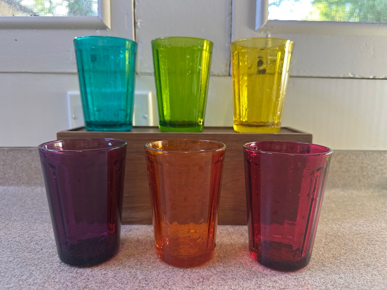 Vintage Circleware Juice Glasses