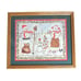 Vtg Home Interiors Framed Print Picture Snowman Holiday Bible Verse Prov 17:22