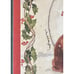Vtg Home Interiors Framed Print Picture Snowman Holiday Bible Verse Prov 17:22