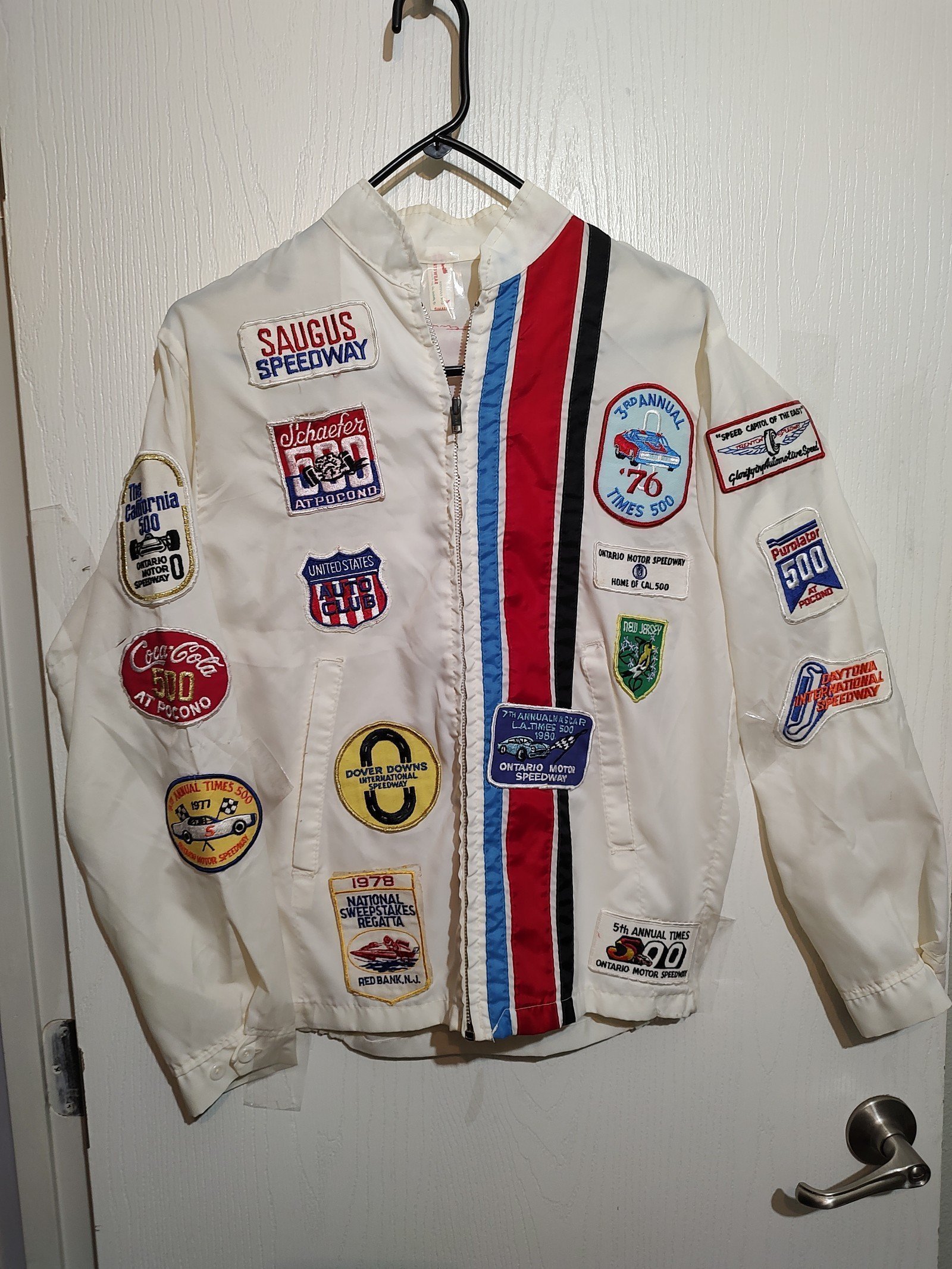 Vintage 60's and 70's Louisville KY sportswear race wind jacket
