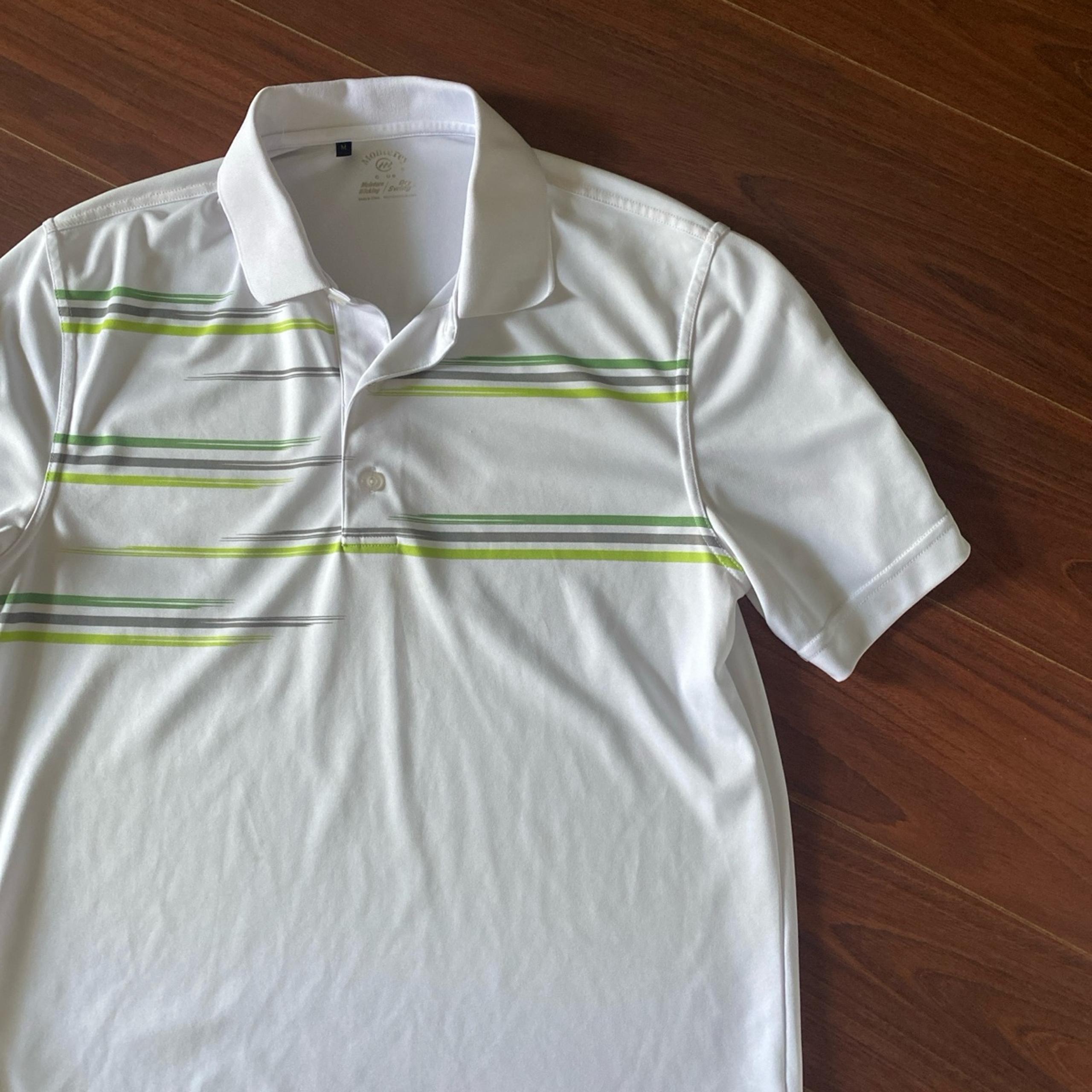 Monterey Dry Swing Golf Polo Shirt Moisture Wicking Brookridge Golf Club Medium